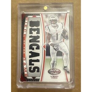 2024 Panini Certified - Piece of the Game Relics Ja'Marr Chase #POG-JCE Red /99